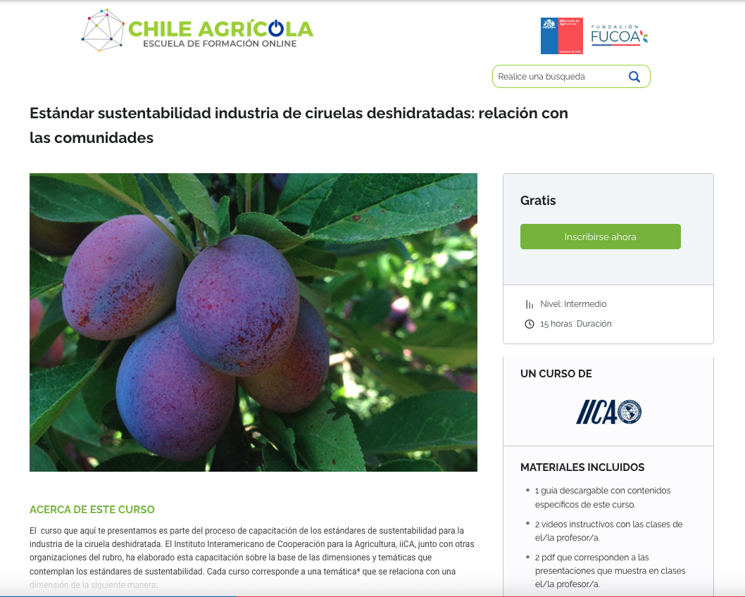 Curso: relación con las comunidades
