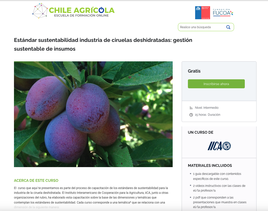 Curso: gestión sustentable de insumos