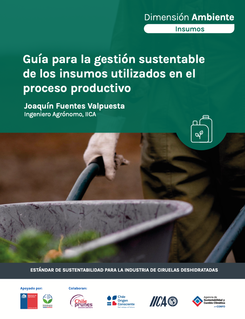 Guide for the sustainable management of inputs used in the production process